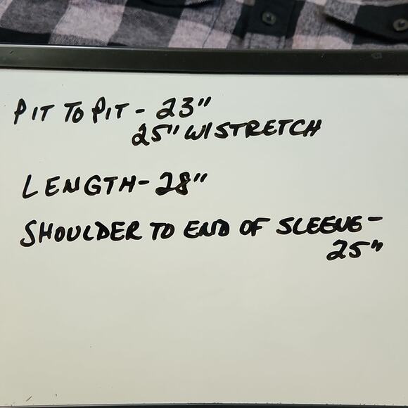 American Eagle Outfitters Women Black Gray Lavender Plaid Flannel XL Classic Fit - Picture 13 of 13